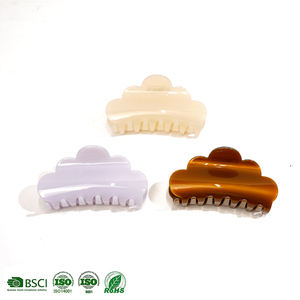 Barrette à cheveux tendance en forme de nuage, acrylique/acétate de haute qualité, couleur personnalisable, logo simple, design coréen, vente en gros - Product Image 5