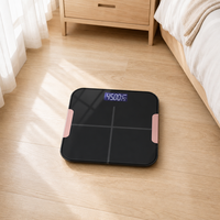 Balance connectée professionnelle de haute précision pour la composition corporelle, Bluetooth, numérique, avec écran LCD et application