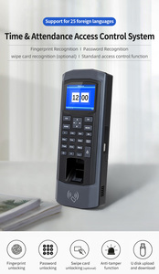 Chi phí-hiệu quả đa ngôn ngữ sinh trắc học vân tay kiểm soát truy cập thiết bị đầu cuối off-lưới M13 xây dựng cổng đọc thời gian ghi âm - Product Image 2