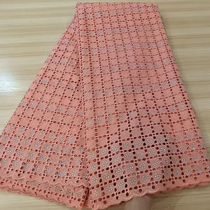 2025 Dentelle Africaine de Qualité Ornée de Pierres, en Coton <span class=keywords><strong>Blanc</strong></span>, Dentelle Voile <span class=keywords><strong>Suisse</strong></span> Sèche Polie, Vente en Gros - Product Image 6