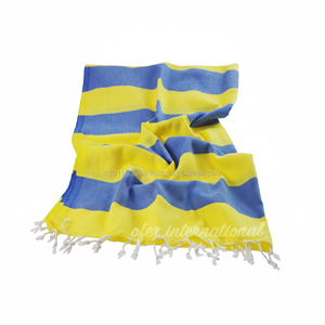 Toalla doble pashtemal para baño, baño de playa natural turco, Hecho en Turquía, cabana náutica, Kikoy - Product Image 1