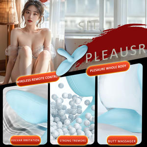 Machine vibrante en silicone liquide à prix d'usine, stimulateur clitoridien, vaginal et anal, trois moteurs - Product Image 1