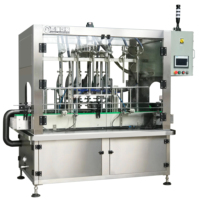 JERRYPACK ATEX JOF-8 50ml-2000ml Machine de remplissage de bouteilles en verre de soda à débordement automatique à huit buses avec cadre