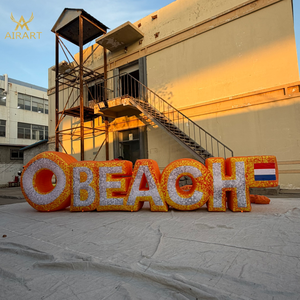 <span class=keywords><strong>Lettres</strong></span> <span class=keywords><strong>gonflables</strong></span> géantes pour accessoires de scène, <span class=keywords><strong>lettres</strong></span> géantes avec éclairage LED pour idées de fêtes, enseigne lumineuse LED personnalisée - Product Image 3