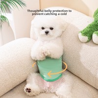 Culottes menstruelles en polyester anti-harcelement quatre saisons pour chiens mâles, motif animal de dessin animé pour Corgis et Caniches