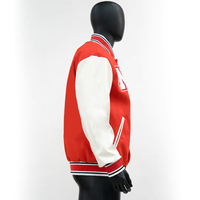 Veste de baseball personnalisée à la mode, veste bomber en polaire, veste universitaire, veste varsity