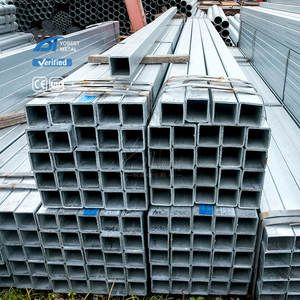 Заводская цена Q215A Q215B Q235A Q235A Q235B Горячая окунутая <span class=keywords><strong>Gi</strong></span> сварочная стальная труба 20x20 25x25 оцинкованная квадратная прямоугольная труба - Product Image 1