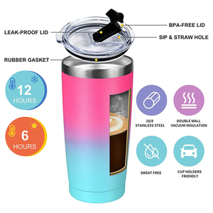 แก้วเก็บความเย็นเบียร์เก็บความเย็นสุญญากาศ,แก้วสแตนเลส18/8ผนังคู่ - Product Image 3