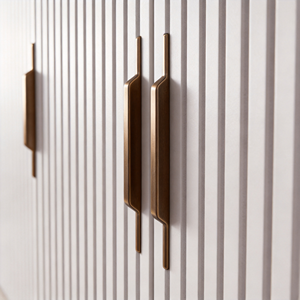 Armoire moderne <span class=keywords><strong>en</strong></span> bois <span class=keywords><strong>noir</strong></span> <span class=keywords><strong>et</strong></span> <span class=keywords><strong>blanc</strong></span> avec portes à panneaux plats <span class=keywords><strong>et</strong></span> poignées métalliques, 4 tiroirs, meuble de chambre à coucher gain de place - Product Image 6