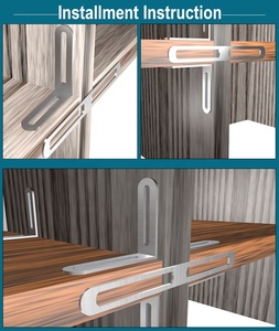 Tùy Chỉnh L Shape Tấm Kim Loại Thép Không Gỉ Kệ 90 Độ Góc Khung - Product Image 5