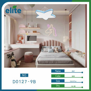 โคมไฟเพดานในร่มสำหรับเด็กตกแต่งห้องนอนของเด็ก3000K โคมไฟระย้าเครื่องบินสไตล์นอร์ดิกทันสมัย - Product Image 1