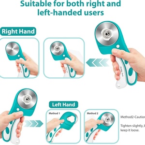 60mm Quilting Rotary Cutter Upgraded with Bearing Design for Fabric, Fabric, Leather, Crafting, Sewing - Product Image 5