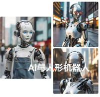 Cubierta de robot humanoide personalizada, cubierta protectora de robot antiestática con aislamiento térmico ignífugo