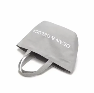 Tái Chế Đa-Màu Trắng Bông Mua Sắm Túi Cá Nhân Gấp Thuyền <span class=keywords><strong>Tote</strong></span> Túi Cho Phụ Nữ Tái Sử Dụng Vải Mua Sắm Túi - Product Image 2