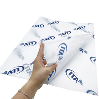 Papier de soie d'emballage cadeau de luxe imprimé personnalisé en papier recyclé pour bougies, avec votre propre logo