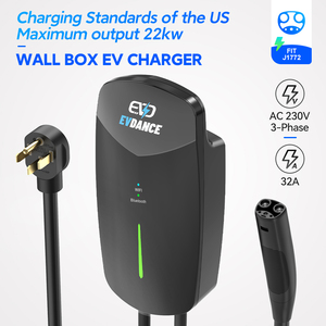 สถานีชาร์จในบ้านระดับ2 EV 50A แท่นชาร์จในรถสาย16ฟุตพร้อมที่ชาร์จ TSL EV - Product Image 5