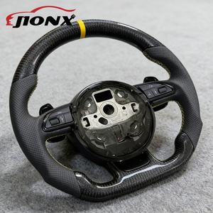 Volante de Fibra de Carbono Personalizado para Audi A3 A4 B8 A5 B8 <span class=keywords><strong>A6</strong></span> C6 A7 C7 A8 D4 Q5 S7, Venta al por Mayor y al Detal - Product Image 1