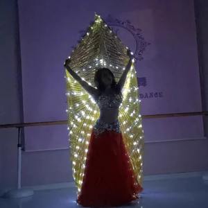 Escenario Fiesta de danza del vientre Espectáculo Capa Exótica Noticias Festival Ángel Led Isis Wings para adultos - Product Image 4