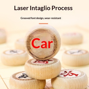 Scacchiera Cinese di Grandi Dimensioni in Legno Massello Pieghevole di Alta Qualità per Bambini 6-12 Anni Scatola Vuota Stile Retrò - Product Image 2
