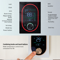 BECA Moderne WIFI Thermostat Numérique 220V Écran Tactile Régulateur De Température pour L'eau Électrique Chauffage Au Sol Système De Refroidissement pour