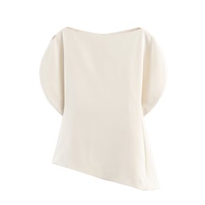 Top Estivi Sexy da Donna, T-Shirt <span class=keywords><strong>con</strong></span> Maniche <span class=keywords><strong>a</strong></span> Bolla Corte e <span class=keywords><strong>Scollo</strong></span> <span class=keywords><strong>a</strong></span> <span class=keywords><strong>Barca</strong></span>, <span class=keywords><strong>Blusa</strong></span> Asimmetrica Elegante Casual Stile Y2K, T-Shirt Dolce da Donna - Product Image 5