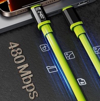 Kabel USB Type-C Pengisian Cepat 240W 5A untuk iPhone & Ponsel Ramah Lingkungan Mendukung Penggunaan Printer