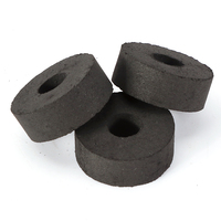 Charbon de Noix de Coco Rond Noir à Longue Durée de Combustion pour Accessoires de Narguilé et Chicha