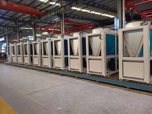 เครื่องทำความเย็นแบบสกรอลล์ Kingfit KFMS45EP(R)U ระบบระบายความร้อนด้วยน้ำ ติดตั้งง่าย แบบโมดูลาร์ สำหรับงาน HVAC อุตสาหกรรม/กระบวนการ กำลัง 142 กิโลวัตต์ ใช้สารทำความเย็น R410A 3.3 - Product Image 2