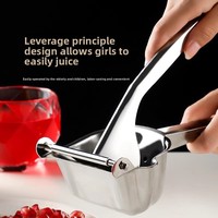 Presse-agrumes manuel multifonctionnel en acier inoxydable 304 pour canne à sucre, orange, grenade, citron, pastèque – Idéal pour camping-car, voiture et extérieur