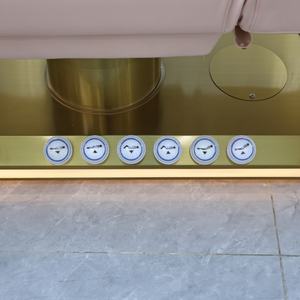 New High-End Electric Eyelash Spa Massage <b>Table</b> - 3Motor Adjustable <b>Foldable</b> Dark Grey Salon Facial Lash <b>Chair</b> - Product Image 6