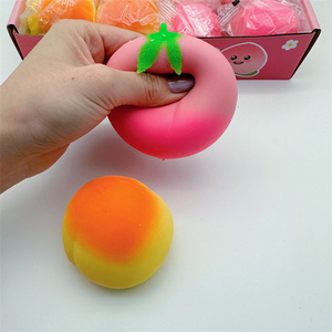 Juguete Antiestrés de Espuma con Forma de Durazno HAPU Factory TPR, Bola de Ventilación Musical para Apretar, Juguete Sensorial Divertido para Aliviar el Estrés - Product Image 1