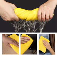 Chiffon de lavage de voiture en microfibre ultra absorbant 600GSM, réutilisable, séchage rapide, polissage, nettoyage, serviette tissée