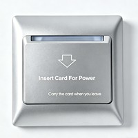 Interrupteurs à carte intelligents pour hôtels et appartements, économiseurs d'énergie, interrupteurs muraux à carte-clé haute fréquence pour chambres d'hôtel