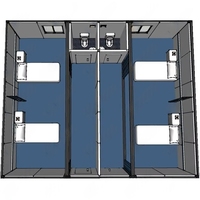 CGCH 2022 Conteneur Mobile Clinique Cabine Abri Style Hôpital Modulaire Bâtiment Module Médical Maison