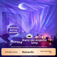 Projecteur LED Ciel Étoilé Nordique, 16 Modes de Couleurs Changeantes, Lampe d'Ambiance Scintillante pour Chambre à Coucher, Cadeau d'Anniversaire pour Filles