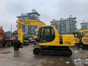 Mini pelleteuse à ramper Komatsu PC120 de 12 tonnes utilisée avec le plus grand stock de composants de base du moteur de Shanghai inclus - Product Image 4