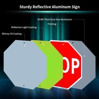 Panneau de signalisation en aluminium personnalisé de haute qualité prix d'usine panneau de sécurité d'avertissement routier réfléchissant pour chaussée