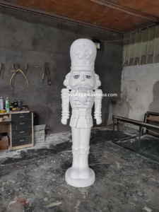 Décoration de <span class=keywords><strong>soldat</strong></span> de Noël en fibre de verre de 6 pieds grand casse-noisette de Noël - Product Image 5
