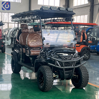 Voiturette de golf moderne 6 places personnalisable CAMP avec batterie lithium 72V – Voiturette de golf économique Club Car