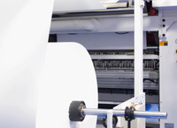 Machine à plier le papier entièrement automatique Onepaper 7 lignes en V avec PLC et boîte de vitesses à roulements – Moteur triphasé haute capacité 380V 50Hz