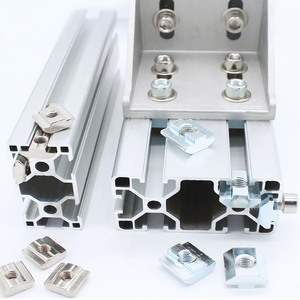 <span class=keywords><strong>Profilé</strong></span> en <span class=keywords><strong>aluminium</strong></span> 2020 noir pour imprimante 3D, à rainures en V/T, extrusion industrielle, <span class=keywords><strong>profilé</strong></span> en <span class=keywords><strong>aluminium</strong></span> argenté, <span class=keywords><strong>découpe</strong></span>, pliage, soudage HS064 - Product Image 5