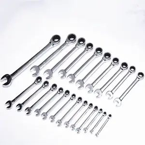 12pcs 8-22mm Gear Combination Wrench Spanner Set Of Open End Torque Combination Wrench Set Ratchet Wrench rachet spanner set