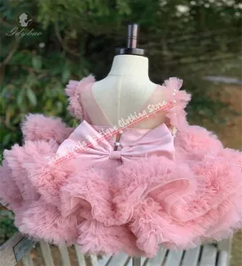 Fiesta de cumpleaños de perlas blancas de lujo, <span class=keywords><strong>ropa</strong></span> esponjosa <span class=keywords><strong>para</strong></span> niñas, <span class=keywords><strong>primera</strong></span> comunión, Ballet, boda, damas de honor, vestido de anfitrión de espectáculo <span class=keywords><strong>para</strong></span> niños - Product Image 2