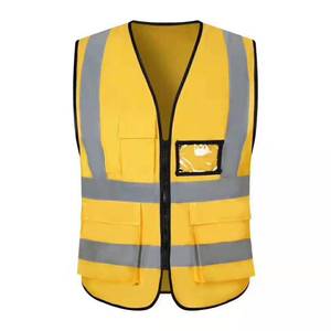 Giubbotto ad alta visibilità Abbigliamento Da Lavoro di classe 2 riflettente giubbotto ad alta visibilità giubbotto di sicurezza di sicurezza con tasche - Product Image 4