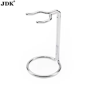 JDK Custom Wholesale Portable Wet Shaving Stainless Steel Shaving Brush Metal Stand