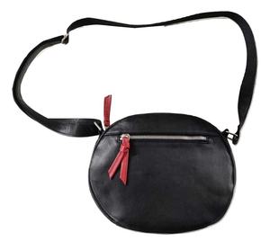 Riñonera Unisex de piel auténtica con cierre de cremallera Estilo bohemio Característica a prueba de agua Características Patrón de logotipo geométrico colorido - Product Image 1