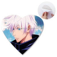 Autocollants 3D imperméables style anime, décalcomanies lenticulaires manga, dessins animés pour voiture, ordinateur portable, réfrigérateur, décoration personnalisée imprimée UV