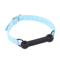 Bâillon buccal BDSM en silicone en forme d'os de chien, plug buccal de retenue pour adultes, jouet sexuel, bâillon à boule pour jeux adultes