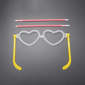 베스트셀러 어린이 장난감 안전 하트 모양 안경 파티 글로우 스틱 파티 용품 글로우 안경 - Product Image 4