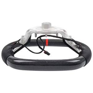 Volant en fibre de carbone véritable pour <span class=keywords><strong>Chevrolet</strong></span> C8 <span class=keywords><strong>Corvette</strong></span> Z51 Z06 2020 2021 <span class=keywords><strong>2022</strong></span> 2023 2024 Volant de course en cuir chauffant - Product Image 3